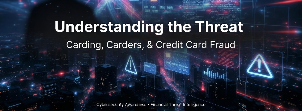 Understanding the Threat – Carding, Carders, & Credit Card Fraud